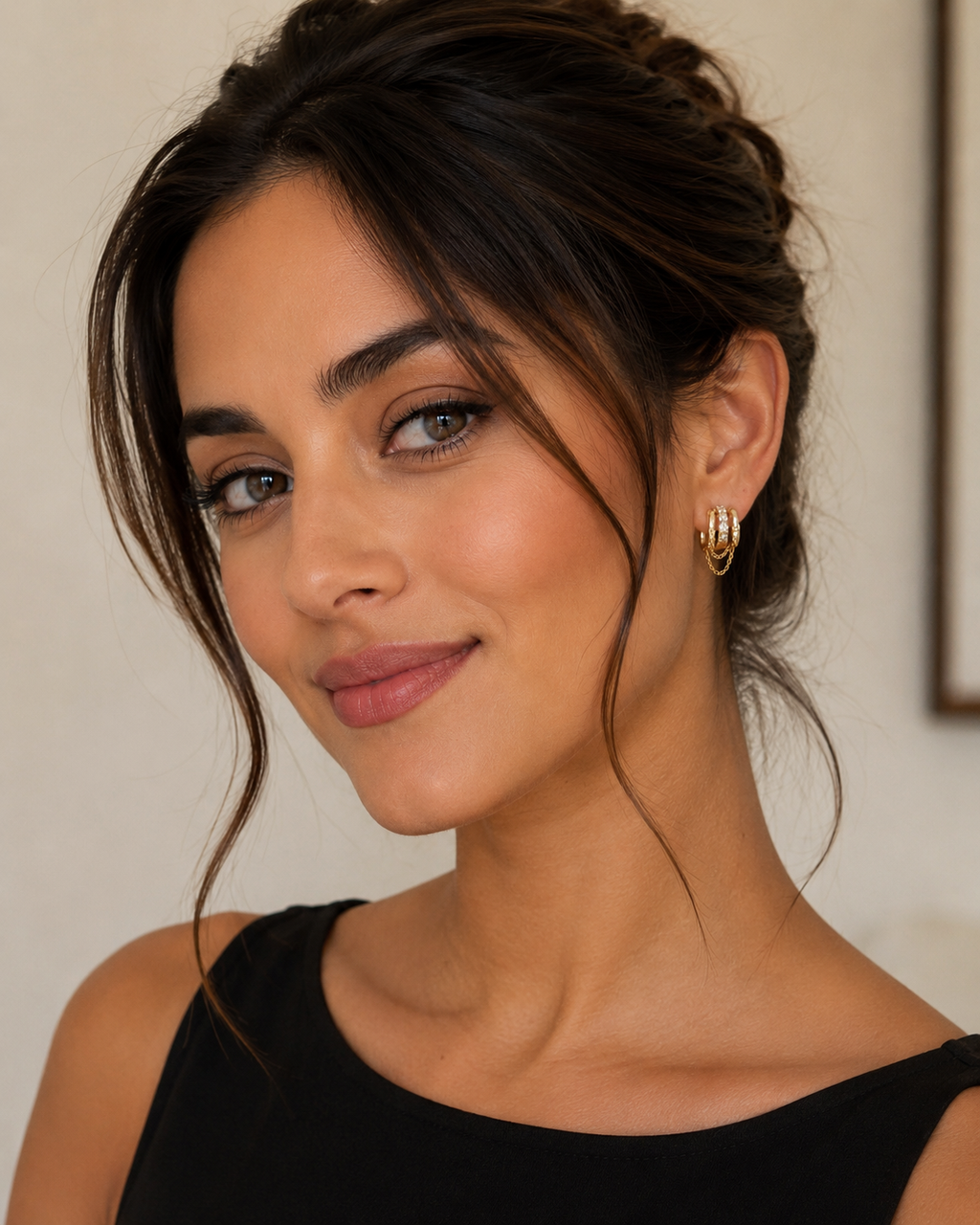 The Sienna Chain Luxe Hoops