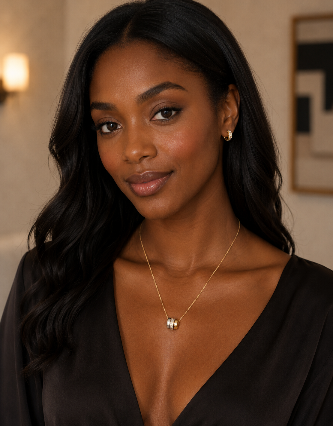 The Vienna Luxe Trio Necklace
